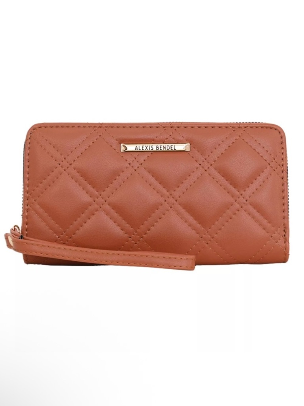 ALEXIS BENDEL Zip Around Quilted Wristlet Wallet